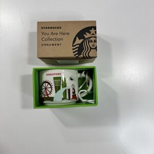 Starbucks You Are Here Collection Singapore Ornament 2oz NIB